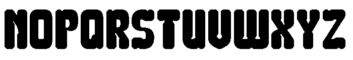 ELEPHANT TRUNK Bold Font UPPERCASE