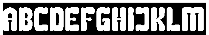 ELEPHANT TRUNK-Inverse Font UPPERCASE