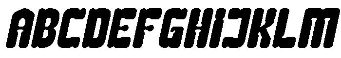 ELEPHANT TRUNK Italic Font UPPERCASE