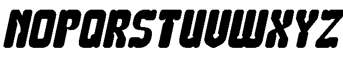 ELEPHANT TRUNK Italic Font UPPERCASE