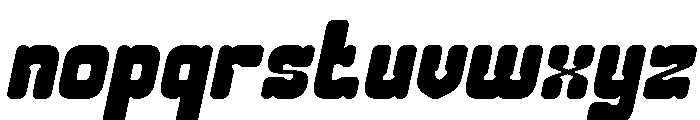 ELEPHANT TRUNK Italic Font LOWERCASE