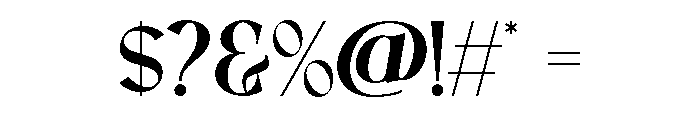 ELIMOST-Regular Font OTHER CHARS