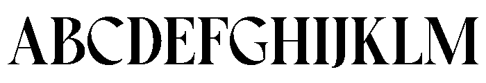 ELIMOST-Regular Font UPPERCASE