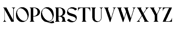 ELIMOST-Regular Font UPPERCASE
