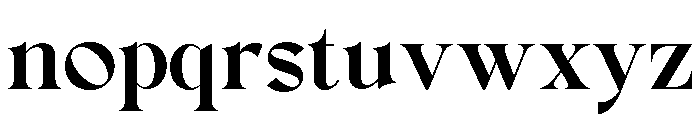 ELIMOST-Regular Font LOWERCASE