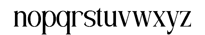 ELISTORA-Regular Font LOWERCASE