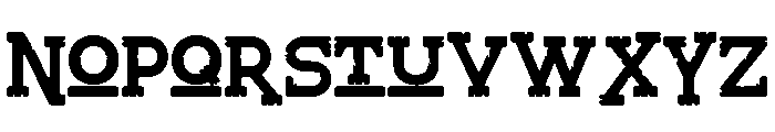 ELNIGHT-Regular Font LOWERCASE