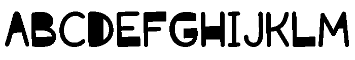 ELODIE Regular Font UPPERCASE