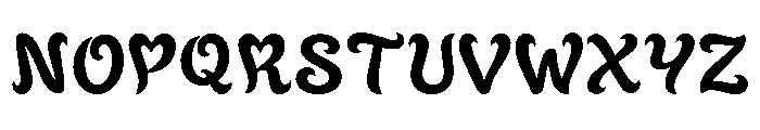 ELORA Regular Font UPPERCASE
