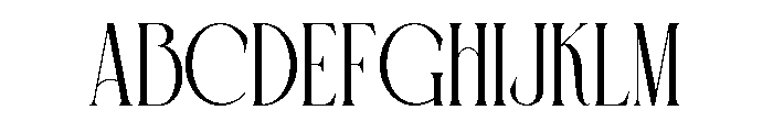ELOVIA Regular Font UPPERCASE