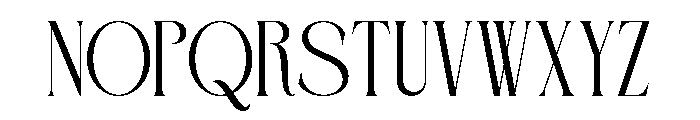 ELOVIA Regular Font UPPERCASE