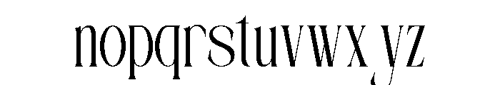 ELOVIA Regular Font LOWERCASE