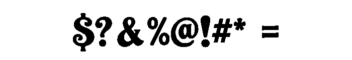 ELVAROQUE Font OTHER CHARS