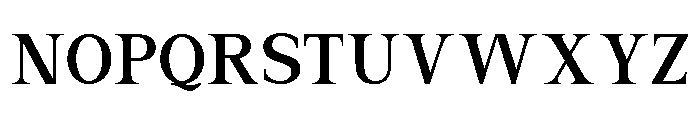 El Romantica Regular Font UPPERCASE