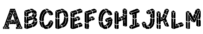 Elaf Regular Font UPPERCASE