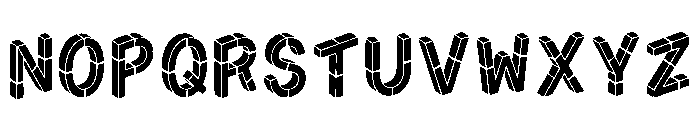 Elaf Regular Font UPPERCASE