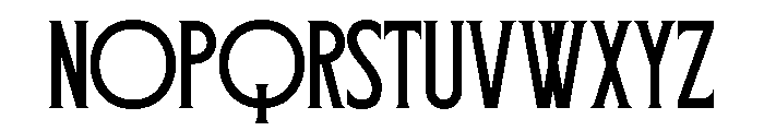 Elanche-Regular Font UPPERCASE