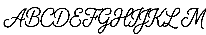 Elaria Regular Font UPPERCASE