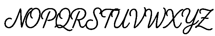 Elaria Regular Font UPPERCASE