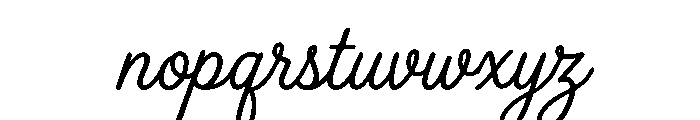 Elaria Regular Font LOWERCASE