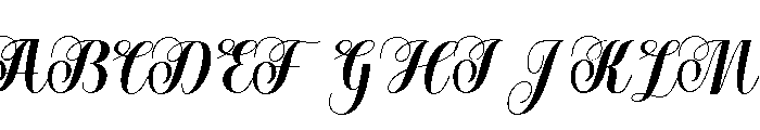 Elarine-Regular Font UPPERCASE