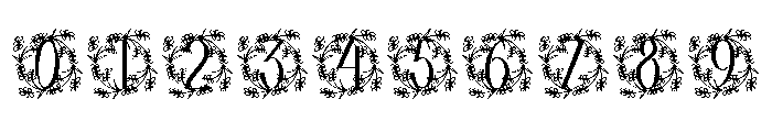 Elarose Monogram Font OTHER CHARS