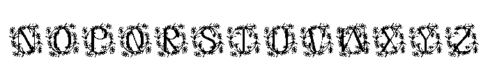 Elarose Monogram Font UPPERCASE