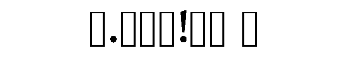 Elate Regular Font OTHER CHARS