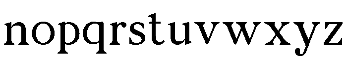Elcherin Regular Font LOWERCASE