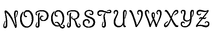 Elden Regular Font UPPERCASE