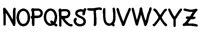 Elder_Script Font UPPERCASE