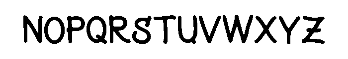 Elder_Script Font LOWERCASE