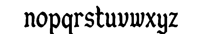 Elder Scrollmark Font LOWERCASE
