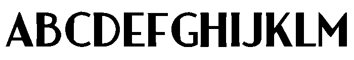 Eldercroft Regular Font UPPERCASE