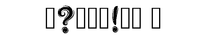 Eldon Regular Font OTHER CHARS
