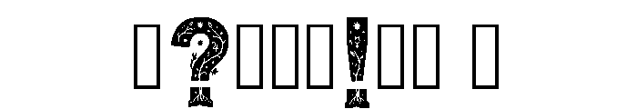 Eldric Regular Font OTHER CHARS