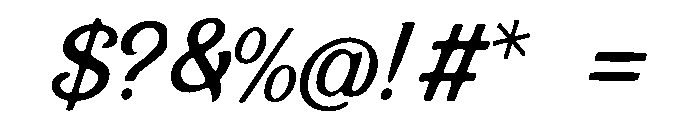 Eldritch_Willow Font OTHER CHARS