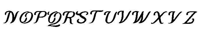Eldritch_Willow Font UPPERCASE