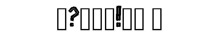 Electric Jagged By Sque Regular Font OTHER CHARS