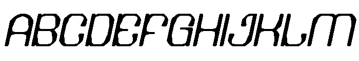 Electric Machine Bold Italic Font UPPERCASE
