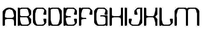 Electric Machine Bold Font UPPERCASE
