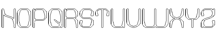 Electric Machine-Hollow Font UPPERCASE