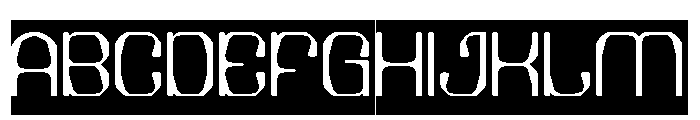 Electric Machine-Inverse Font UPPERCASE