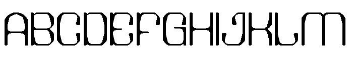Electric Machine-Light Font UPPERCASE