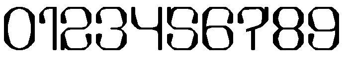 Electric Machine Font OTHER CHARS