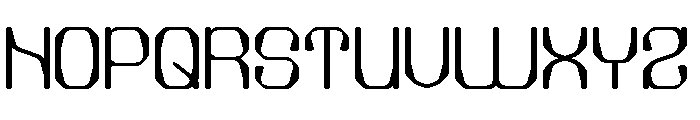 Electric Machine Font UPPERCASE