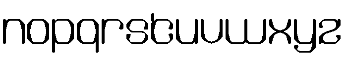Electric Machine Font LOWERCASE