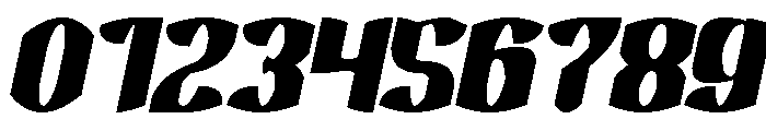 Electro Dragon Bold Italic Font OTHER CHARS