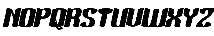 Electro Dragon Bold Italic Font UPPERCASE