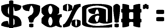 Electro Dragon Bold Font OTHER CHARS